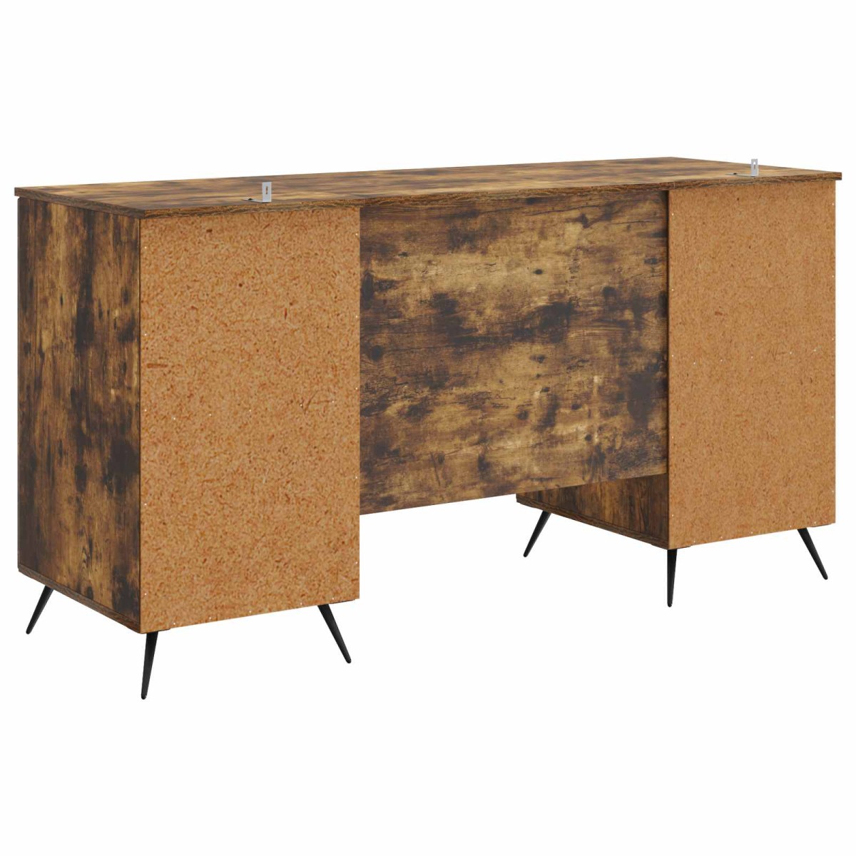 vidaXL Γραφείο Καπνισμένο Ξύλο Δρυός 142,5 x 50 x 75 εκ.