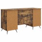 vidaXL Γραφείο Καπνισμένο Ξύλο Δρυός 142,5 x 50 x 75 εκ.