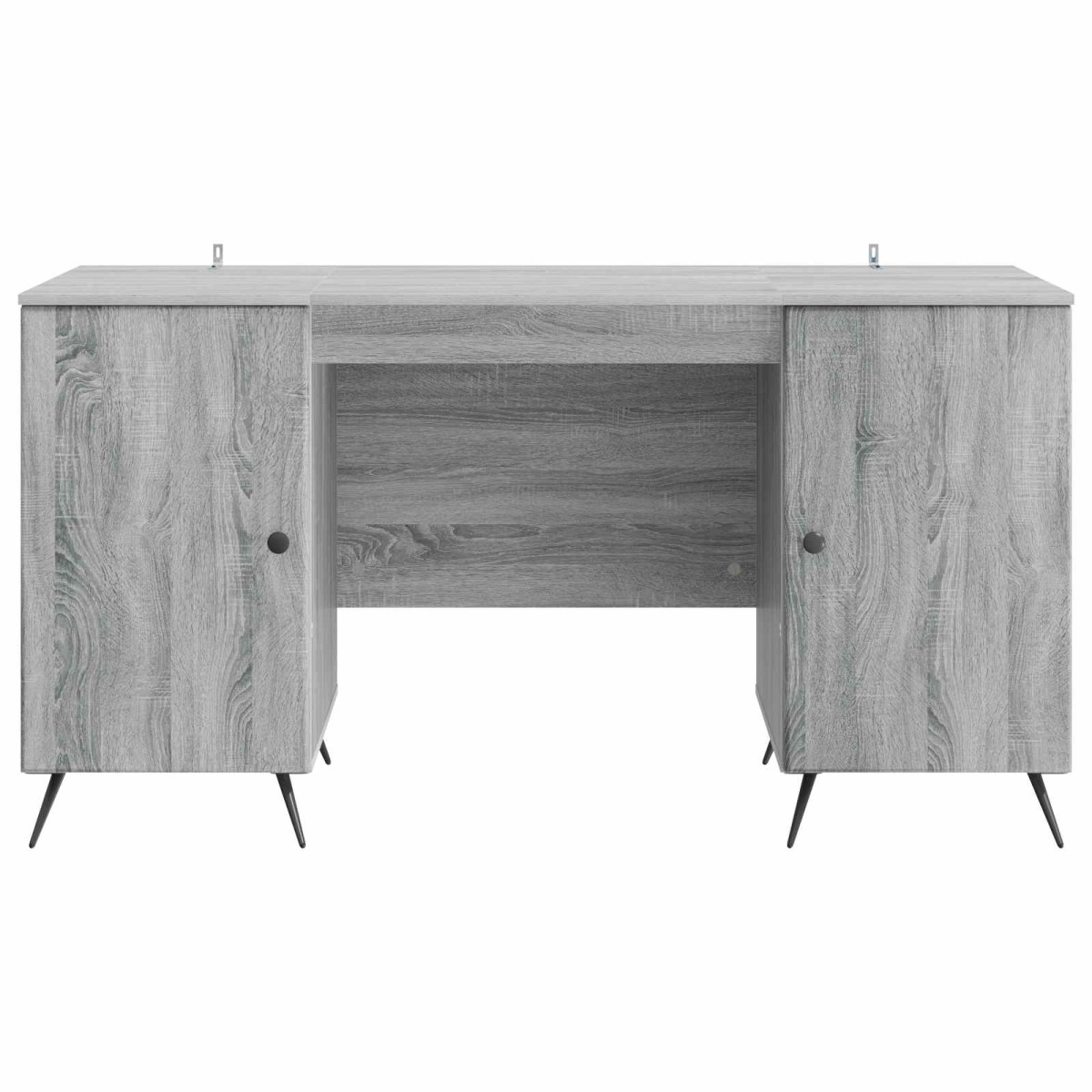 vidaXL Γραφείο Γκρι Sonoma 142,5 x 50 x 75 εκ. Επεξεργασμένο Ξύλο