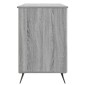vidaXL Γραφείο Γκρι Sonoma 142,5 x 50 x 75 εκ. Επεξεργασμένο Ξύλο