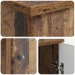 vidaXL Γραφείο Παλαιωμένο ξύλο 142,5 x 50 x 75 εκ. Επεξεργασμένο Ξύλο