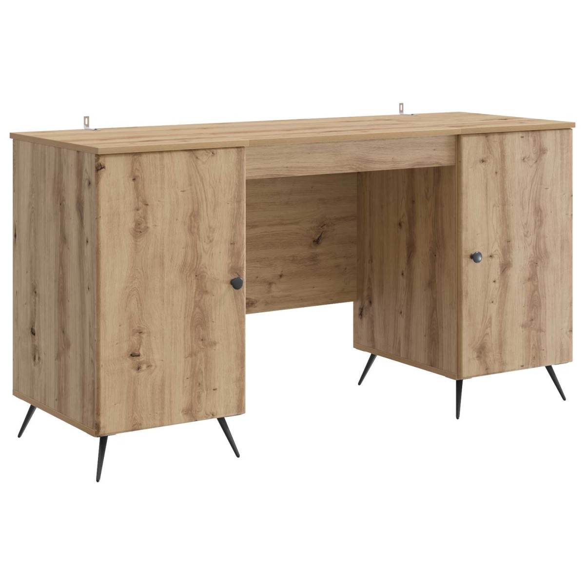 vidaXL Γραφείο Artisan Δρυς 142,5 x 50 x 75 εκ. Επεξεργασμένο Ξύλο