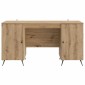 vidaXL Γραφείο Artisan Δρυς 142,5 x 50 x 75 εκ. Επεξεργασμένο Ξύλο
