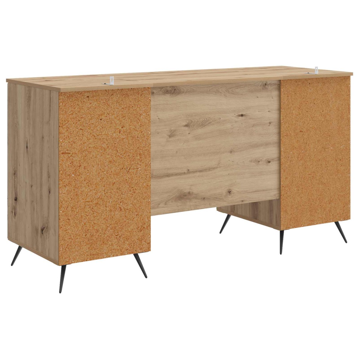 vidaXL Γραφείο Artisan Δρυς 142,5 x 50 x 75 εκ. Επεξεργασμένο Ξύλο