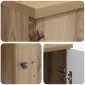 vidaXL Γραφείο Artisan Δρυς 142,5 x 50 x 75 εκ. Επεξεργασμένο Ξύλο