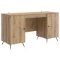 vidaXL Γραφείο Artisan Δρυς 142,5 x 50 x 75 εκ. Επεξεργασμένο Ξύλο