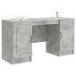 vidaXL Γραφείο Γκρι Σκυροδέματος 142,5 x 50 x 75 εκ.
