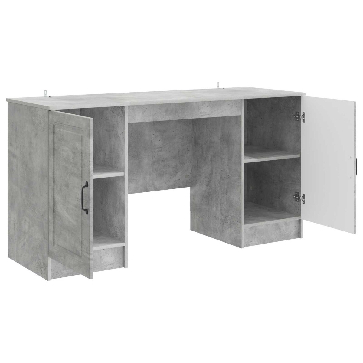 vidaXL Γραφείο Γκρι Σκυροδέματος 142,5 x 50 x 75 εκ.