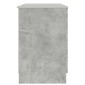 vidaXL Γραφείο Γκρι Σκυροδέματος 142,5 x 50 x 75 εκ.