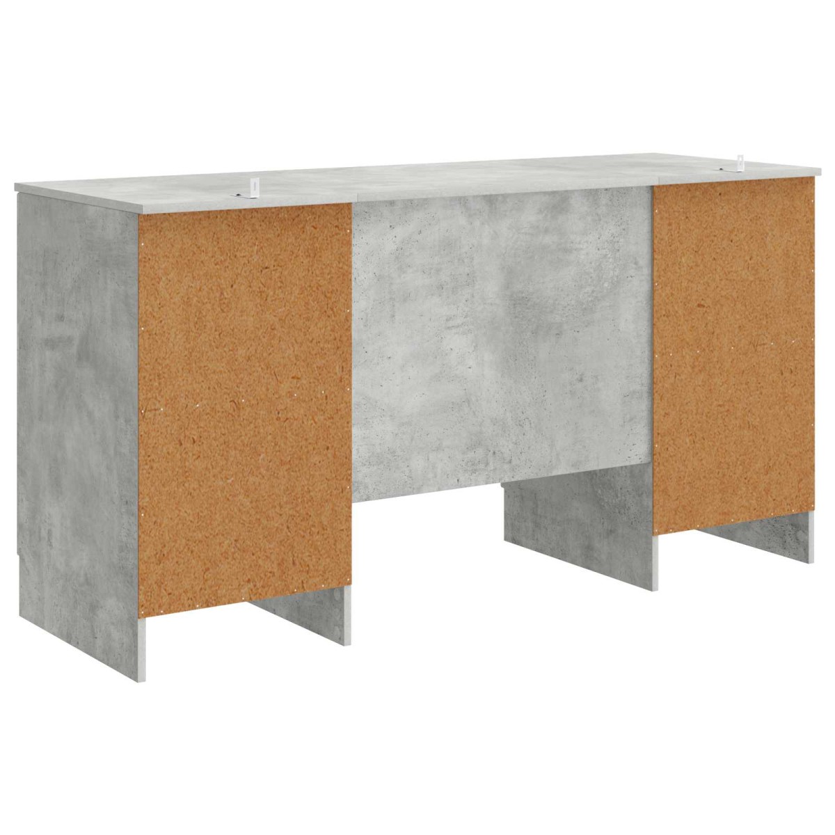 vidaXL Γραφείο Γκρι Σκυροδέματος 142,5 x 50 x 75 εκ.