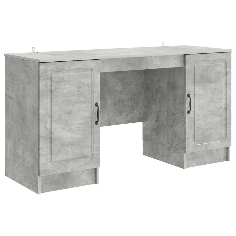 vidaXL Γραφείο Γκρι Σκυροδέματος 142,5 x 50 x 75 εκ.