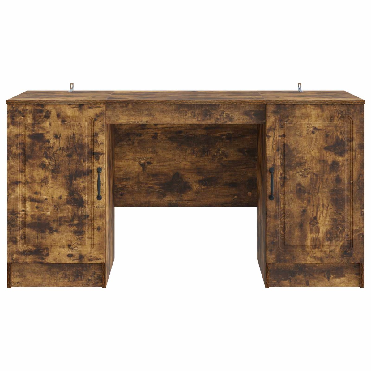 vidaXL Γραφείο Καπνισμένο Ξύλο Δρυός 142,5 x 50 x 75 εκ.