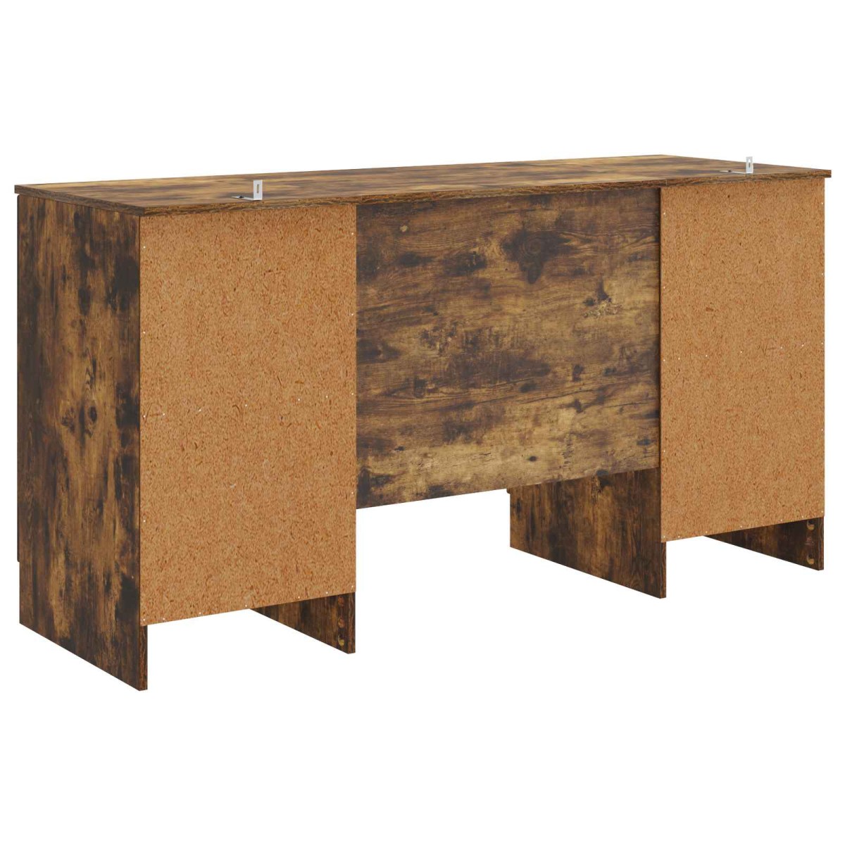 vidaXL Γραφείο Καπνισμένο Ξύλο Δρυός 142,5 x 50 x 75 εκ.