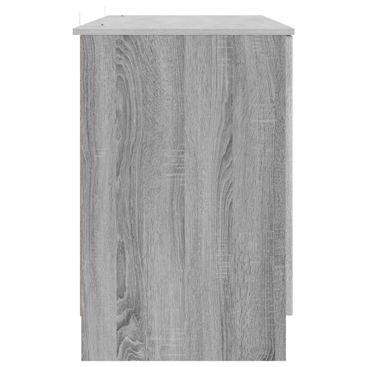 vidaXL Γραφείο Γκρι Sonoma 142,5 x 50 x 75 εκ. Επεξεργασμένο Ξύλο