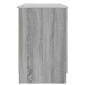 vidaXL Γραφείο Γκρι Sonoma 142,5 x 50 x 75 εκ. Επεξεργασμένο Ξύλο