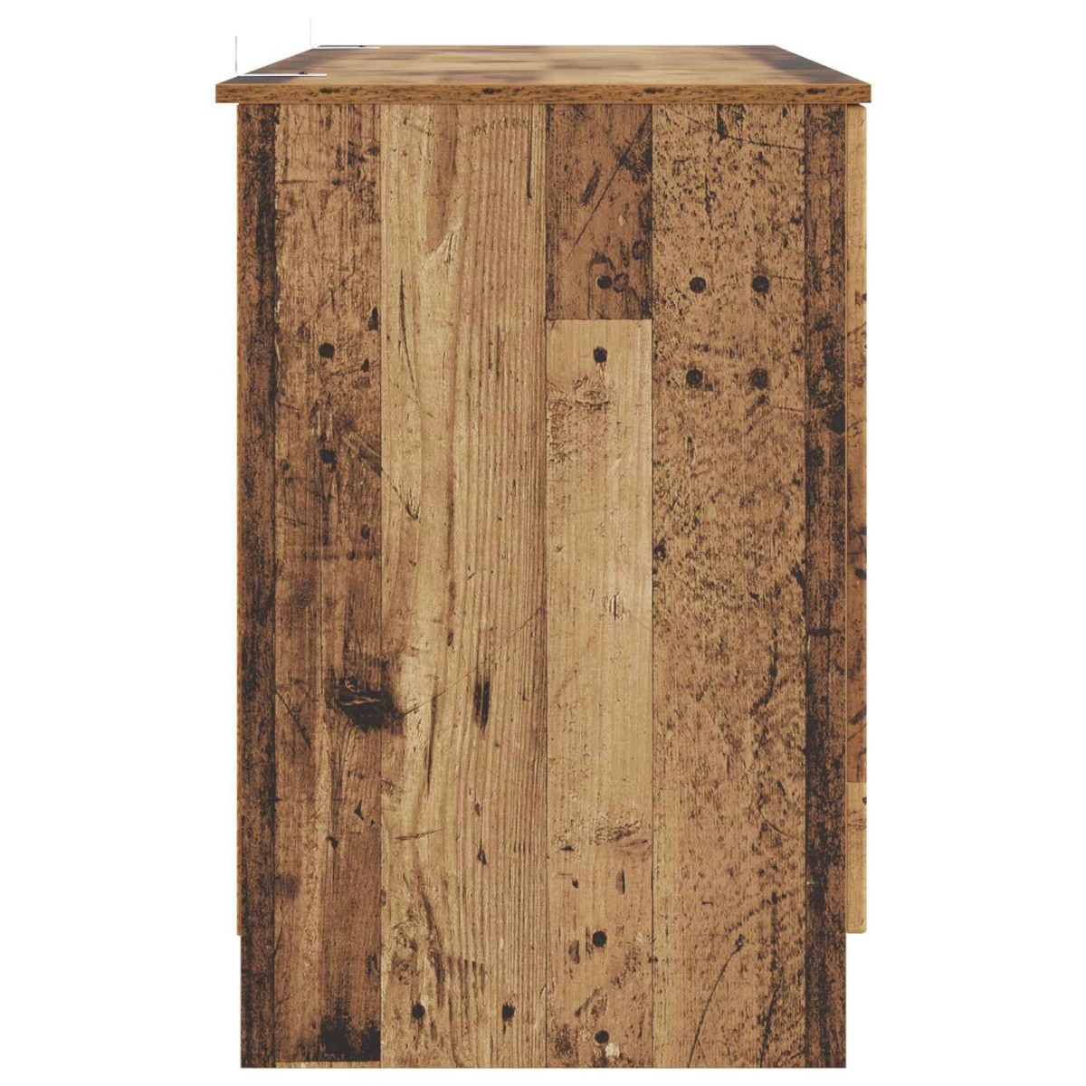 vidaXL Γραφείο Παλαιωμένο ξύλο 142,5 x 50 x 75 εκ. Επεξεργασμένο Ξύλο