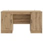 vidaXL Γραφείο Artisan Δρυς 142,5 x 50 x 75 εκ. Επεξεργασμένο Ξύλο