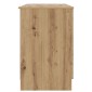 vidaXL Γραφείο Artisan Δρυς 142,5 x 50 x 75 εκ. Επεξεργασμένο Ξύλο