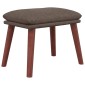vidaXL Υποπόδιο Taupe 45 x 29,5 x 35 εκ. Υφασμάτινο