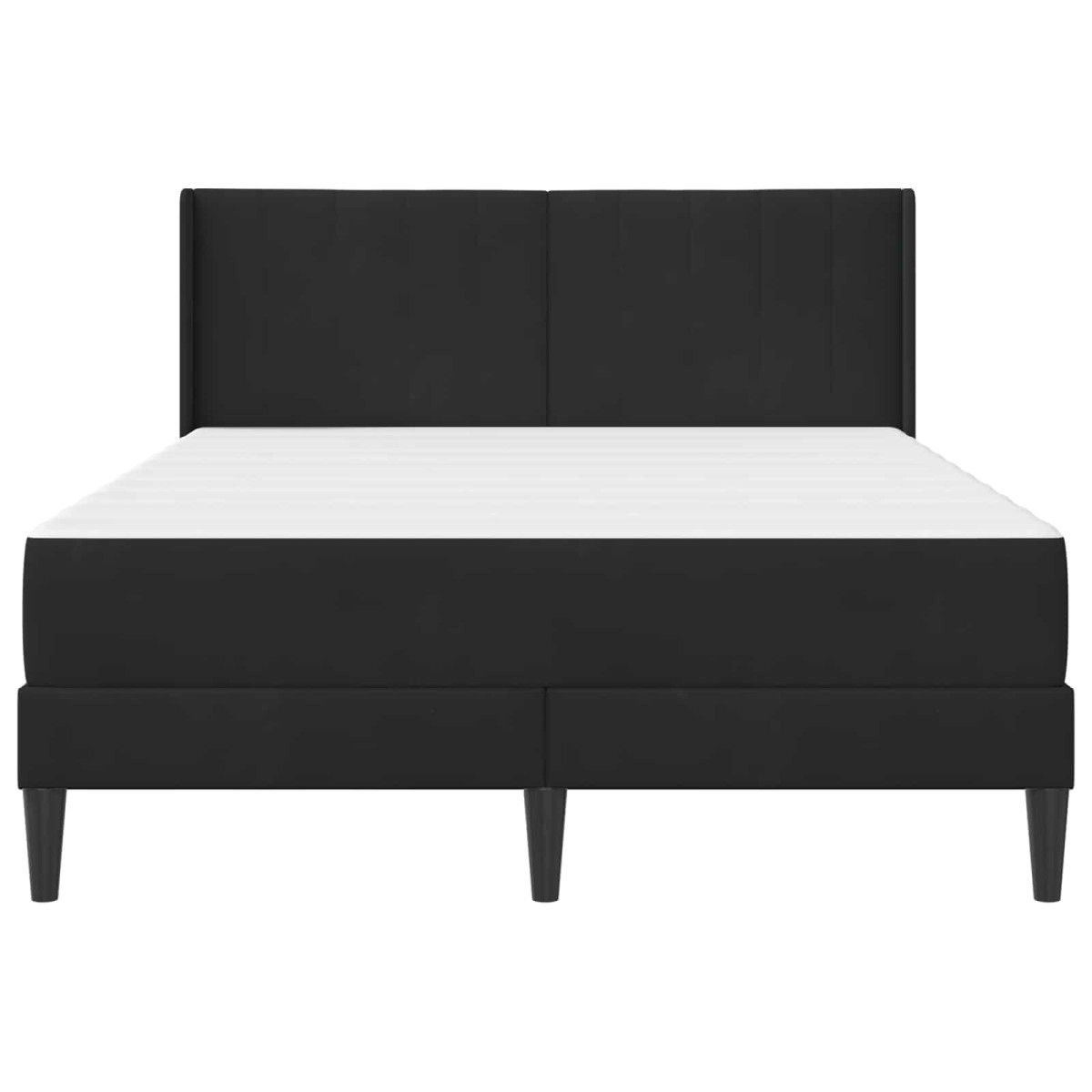 vidaXL Σκελετός κρεβατιού με στρώμα Μαύρο 120 x 200 cm Βελούδο