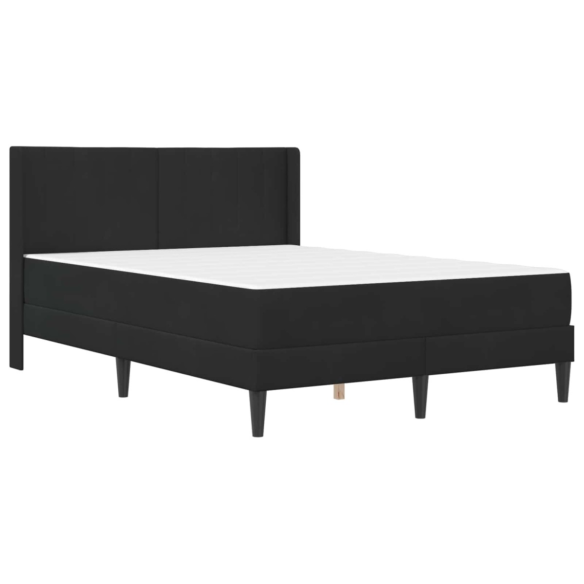 vidaXL Σκελετός κρεβατιού με στρώμα Μαύρο 160 x 200 cm Βελούδο