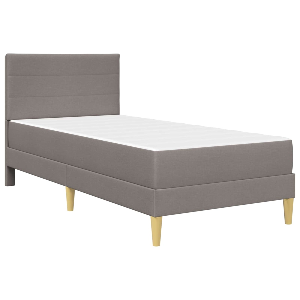 vidaXL Σκελετός Κρεβατιού Taupe 80 x 200 cm Πολυεστέρας
