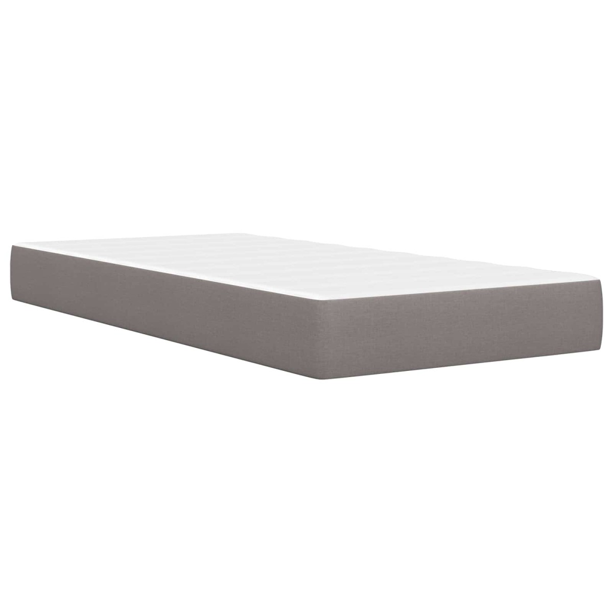 vidaXL Σκελετός Κρεβατιού Taupe 90 x 190 cm Πολυεστέρας