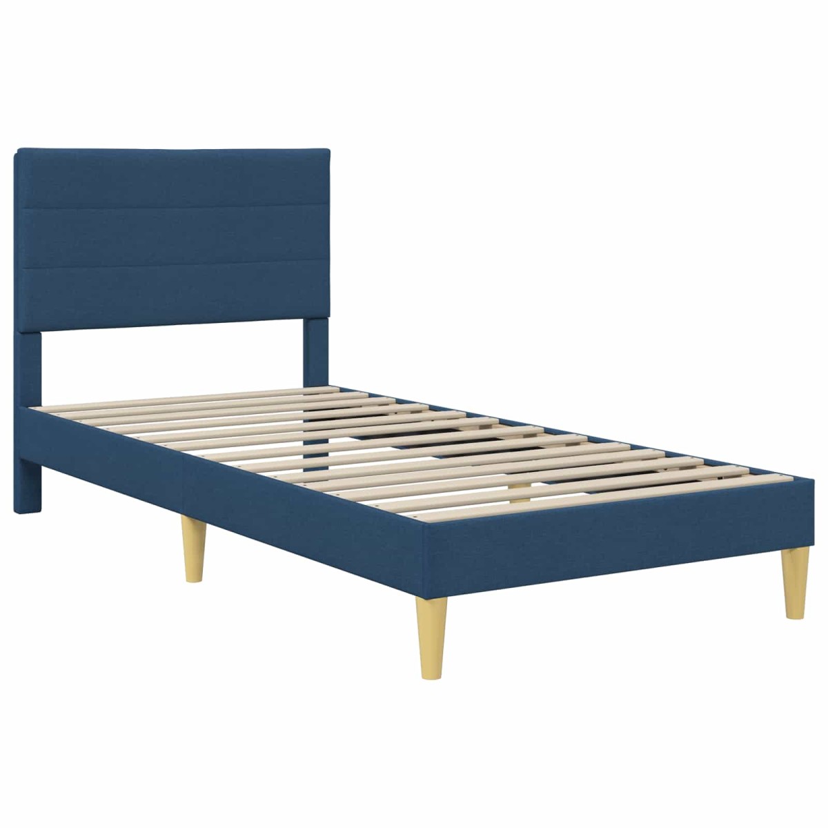 vidaXL Σκελετός Κρεβατιού Μπλε 90 x 190 cm Πολυεστέρας