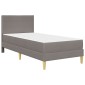 vidaXL Σκελετός Κρεβατιού Taupe 100 x 200 cm Πολυεστέρας