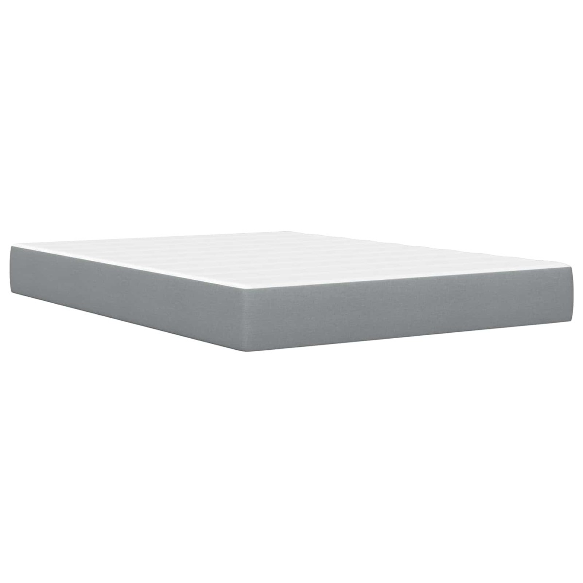 vidaXL Σκελετός Κρεβατιού vidaXL Ανοιχτό γκρι 120 x 190 cm Πολυεστέρας