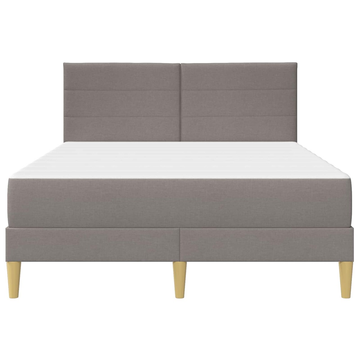 vidaXL Σκελετός Κρεβατιού Taupe 120 x 190 cm Πολυεστέρας