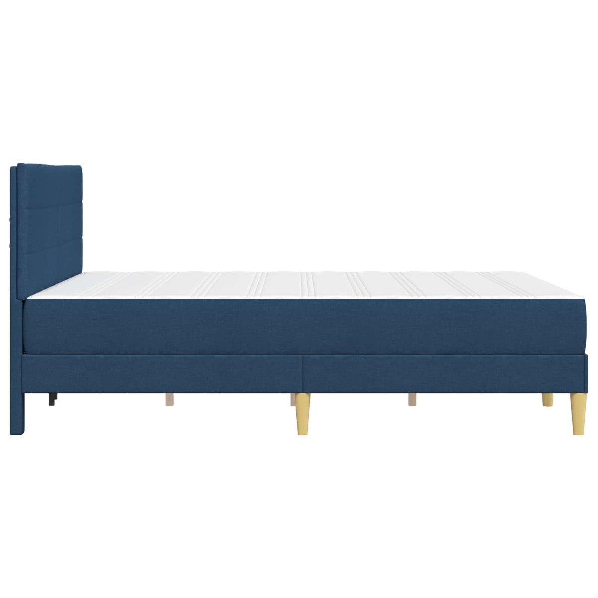 vidaXL Σκελετός Κρεβατιού Μπλε 120 x 190 cm Πολυεστέρας