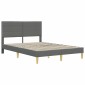 vidaXL Σκελετός Κρεβατιού Σκούρο Γκρι 120 x 200 cm Πολυεστέρας