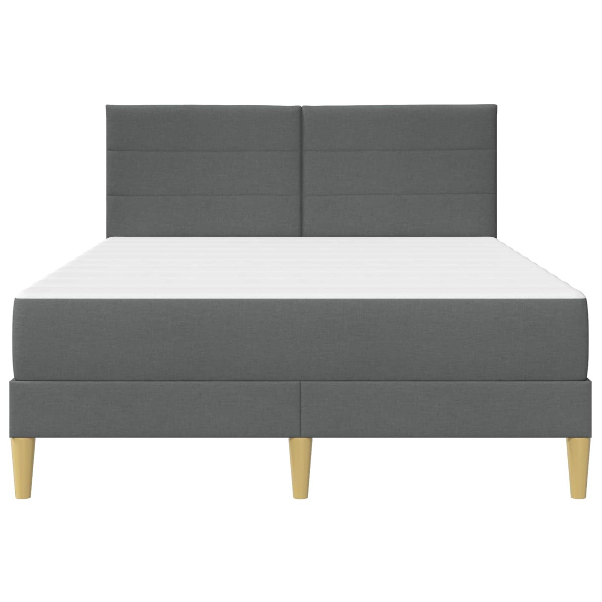 vidaXL Σκελετός Κρεβατιού Σκούρο Γκρι 120 x 200 cm Πολυεστέρας