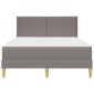 vidaXL Σκελετός Κρεβατιού Taupe 140 x 200 cm Πολυεστέρας