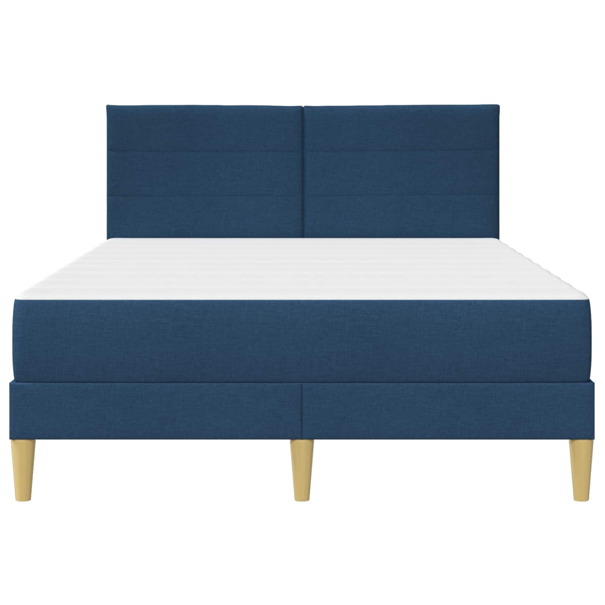 vidaXL Σκελετός Κρεβατιού Μπλε 140 x 200 cm Πολυεστέρας