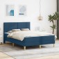 vidaXL Σκελετός Κρεβατιού Μπλε 140 x 200 cm Πολυεστέρας