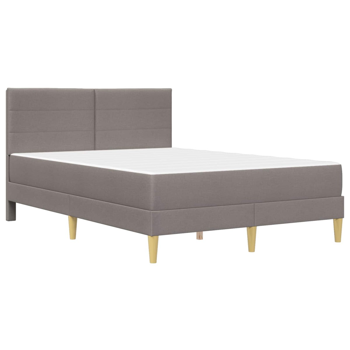 vidaXL Σκελετός Κρεβατιού Taupe 160 x 200 cm Πολυεστέρας