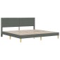 vidaXL Σκελετός Κρεβατιού Σκούρο Γκρι 180 x 200 cm Πολυεστέρας