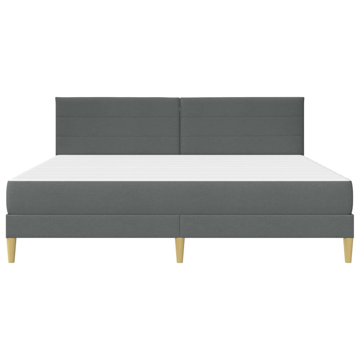vidaXL Σκελετός Κρεβατιού Σκούρο Γκρι 180 x 200 cm Πολυεστέρας