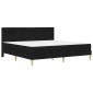 vidaXL Σκελετός Κρεβατιού Μαύρο 180 x 200 cm Πολυεστέρας