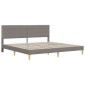 vidaXL Σκελετός Κρεβατιού Taupe 180 x 200 cm Πολυεστέρας