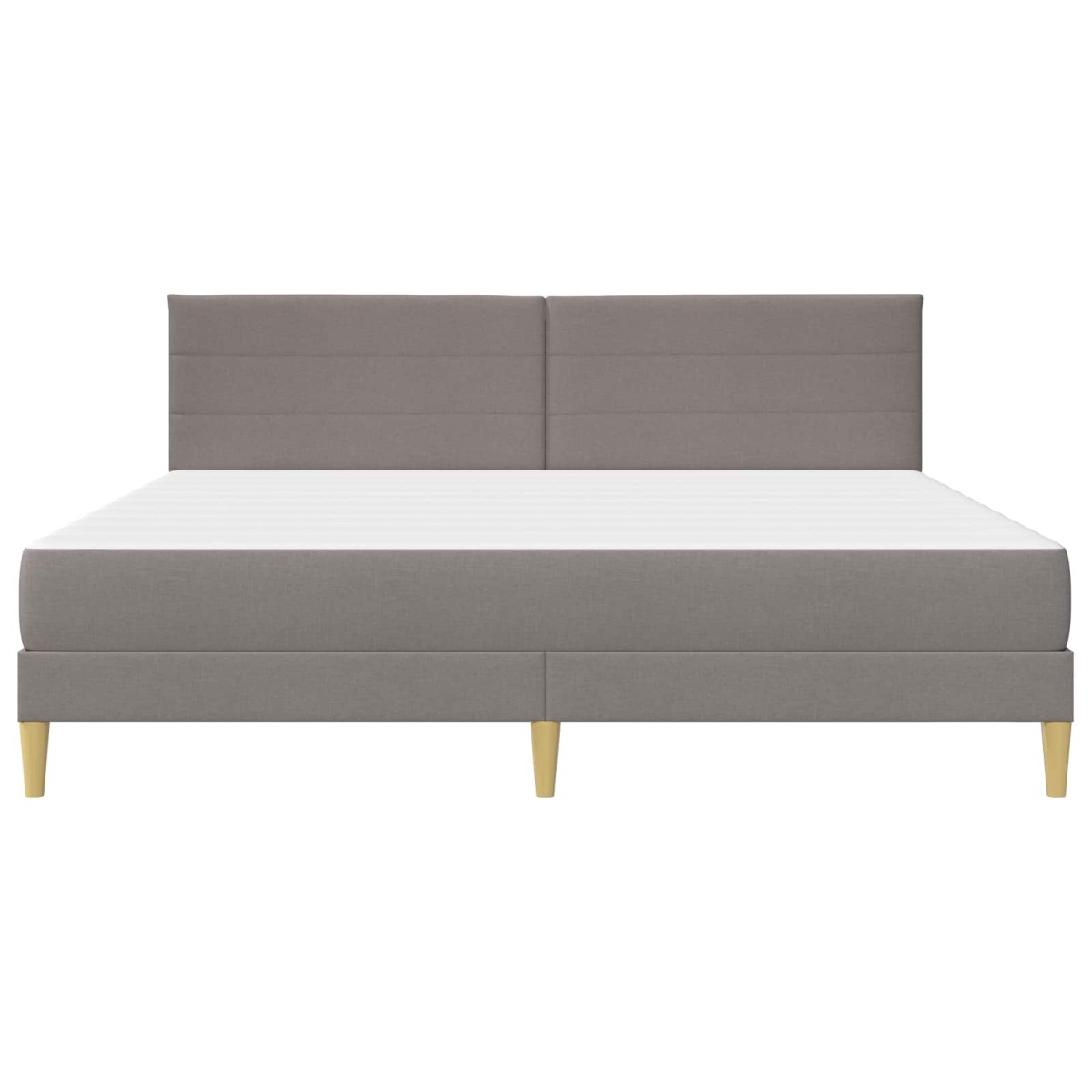 vidaXL Σκελετός Κρεβατιού Taupe 180 x 200 cm Πολυεστέρας