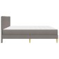 vidaXL Σκελετός Κρεβατιού Taupe 180 x 200 cm Πολυεστέρας