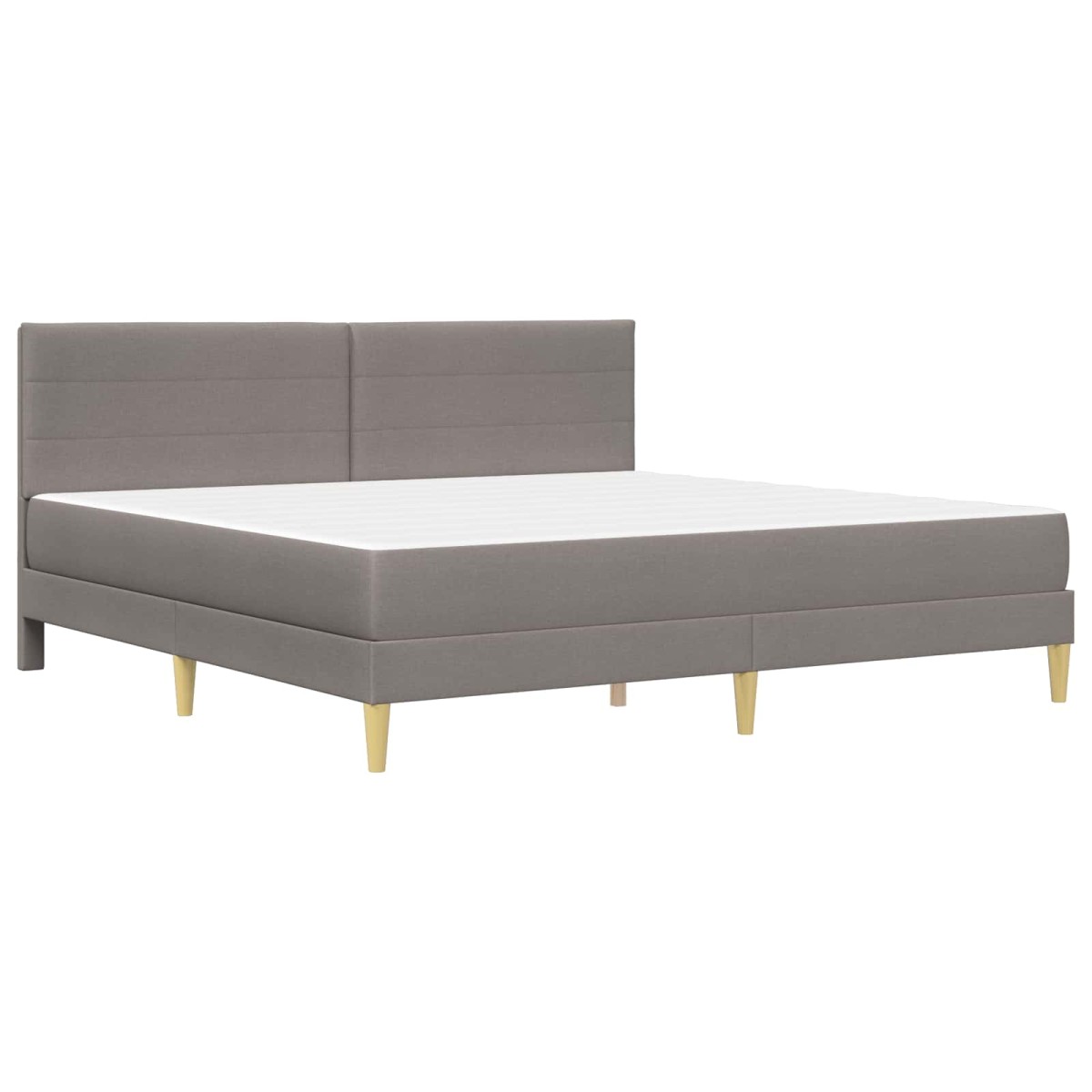 vidaXL Σκελετός Κρεβατιού 200 x 200 cm Taupe