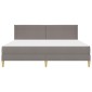 vidaXL Σκελετός Κρεβατιού 200 x 200 cm Taupe