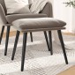 vidaXL Υποπόδιο Ανοιχτό Γκρι 45x29,5x35 εκ. Βελούδινο