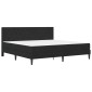 vidaXL Σκελετός κρεβατιού με στρώμα Μαύρο 180 x 200 cm Βελούδο