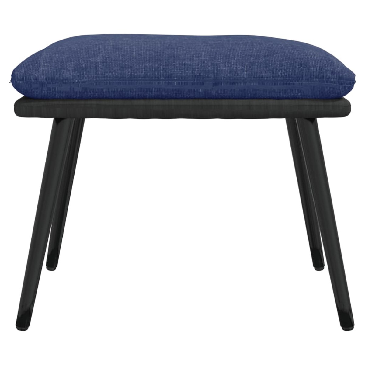 vidaXL Υποπόδιο Μπλε 45x29,5x35 εκ. Ύφασμα & Συνθετικό Δέρμα