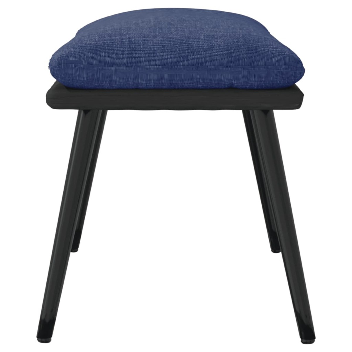 vidaXL Υποπόδιο Μπλε 45x29,5x35 εκ. Ύφασμα & Συνθετικό Δέρμα